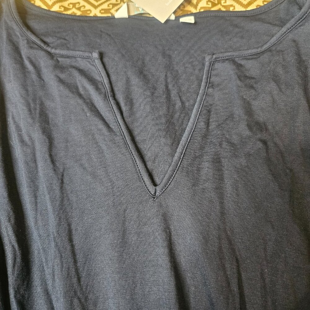 NWT BODEN Navy Tiered Maxi Dress US 12 Viscose Ruffle Sleeve Boho Cottagecore - Picture 8 of 12